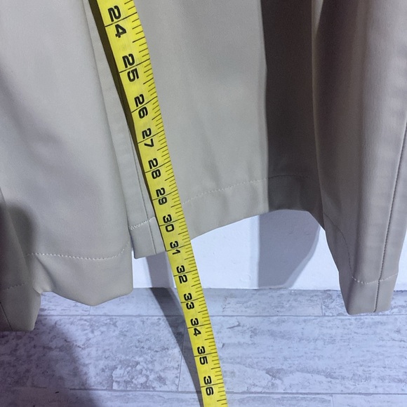 Zara Jumpsuit Small Beige Faux Leather Adjustable Straps Party Summer Tan - Picture 16 of 16